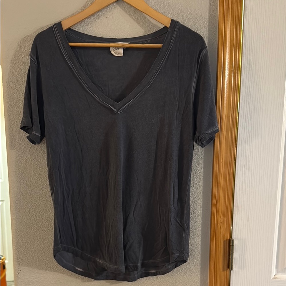 White Crow Gray Short Sleeve Tee